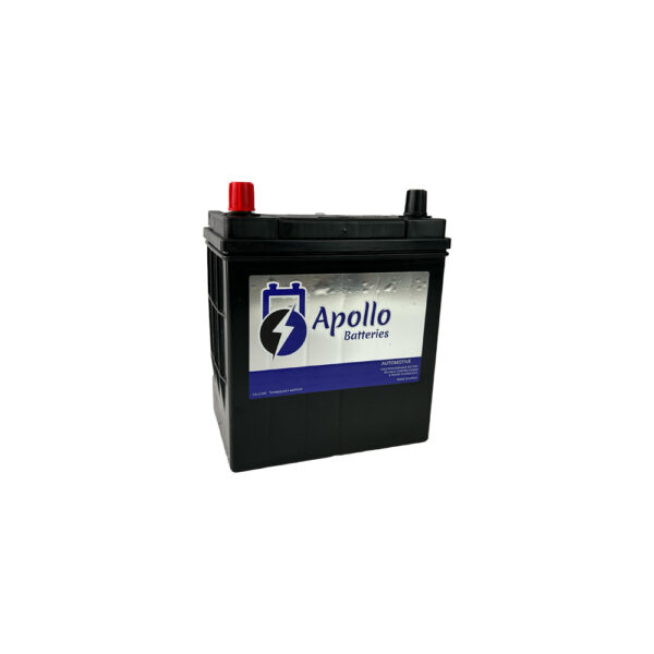 Apollo NS40R 12V 330CCA battery for Nissan Suzuki and Toyota cars